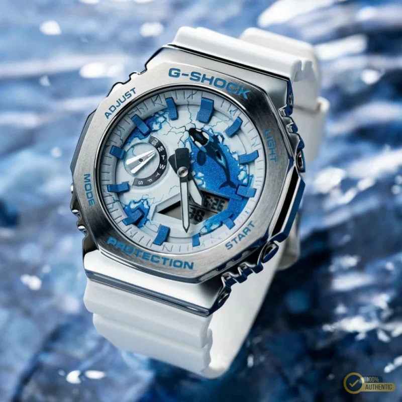 GR-V211105 White Blue Watch.! - Image 3