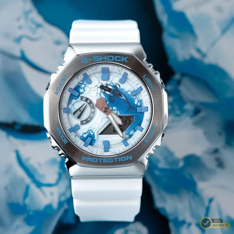 GR-V211105 White Blue Watch.! - Image 6