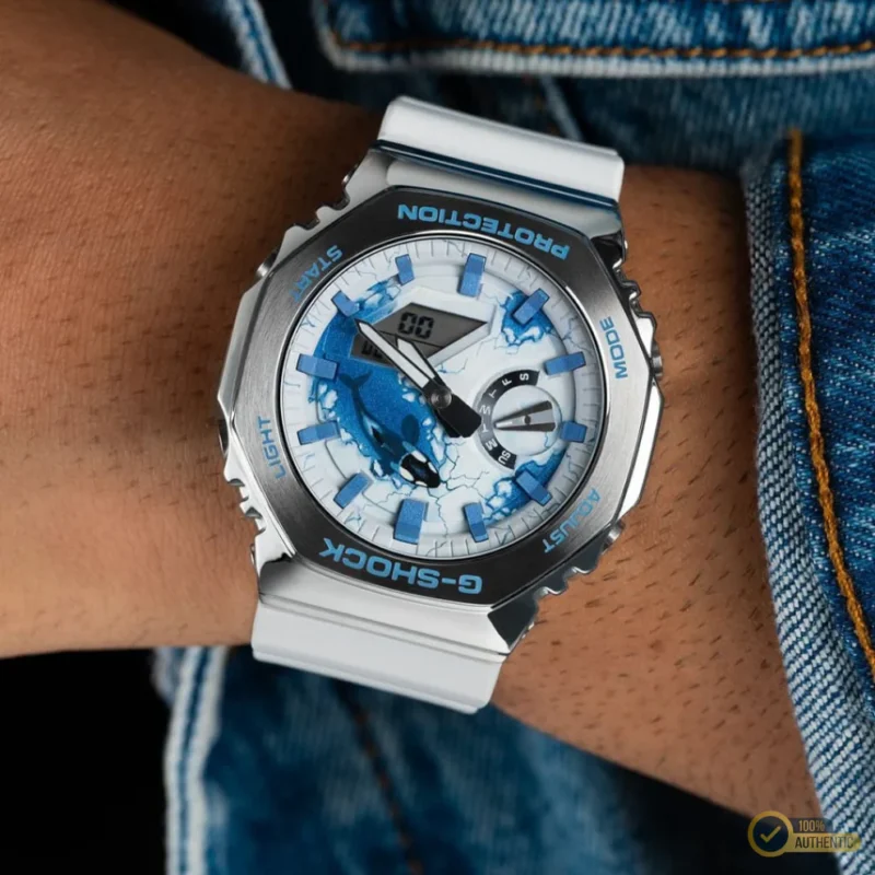 GR-V211105 White Blue Watch.! - Image 5